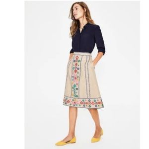 PRICE ✂️!! Boden Brooke Embroidered Skirt - 4